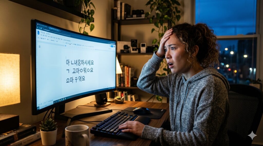 윈도우11 한글 자음 모음 분리 해결 썸네일