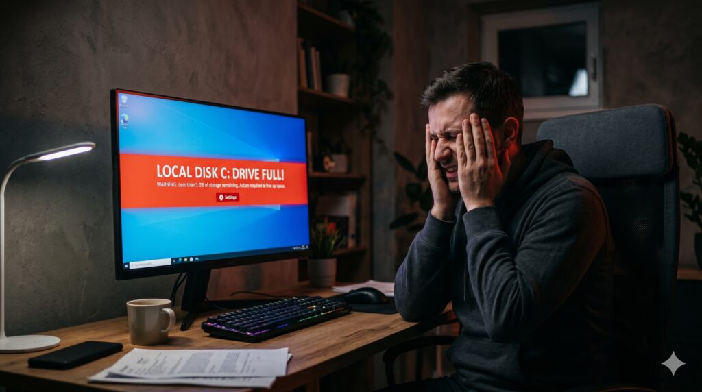C드라이브 용량 부족 꽉참 해결 썸네일
